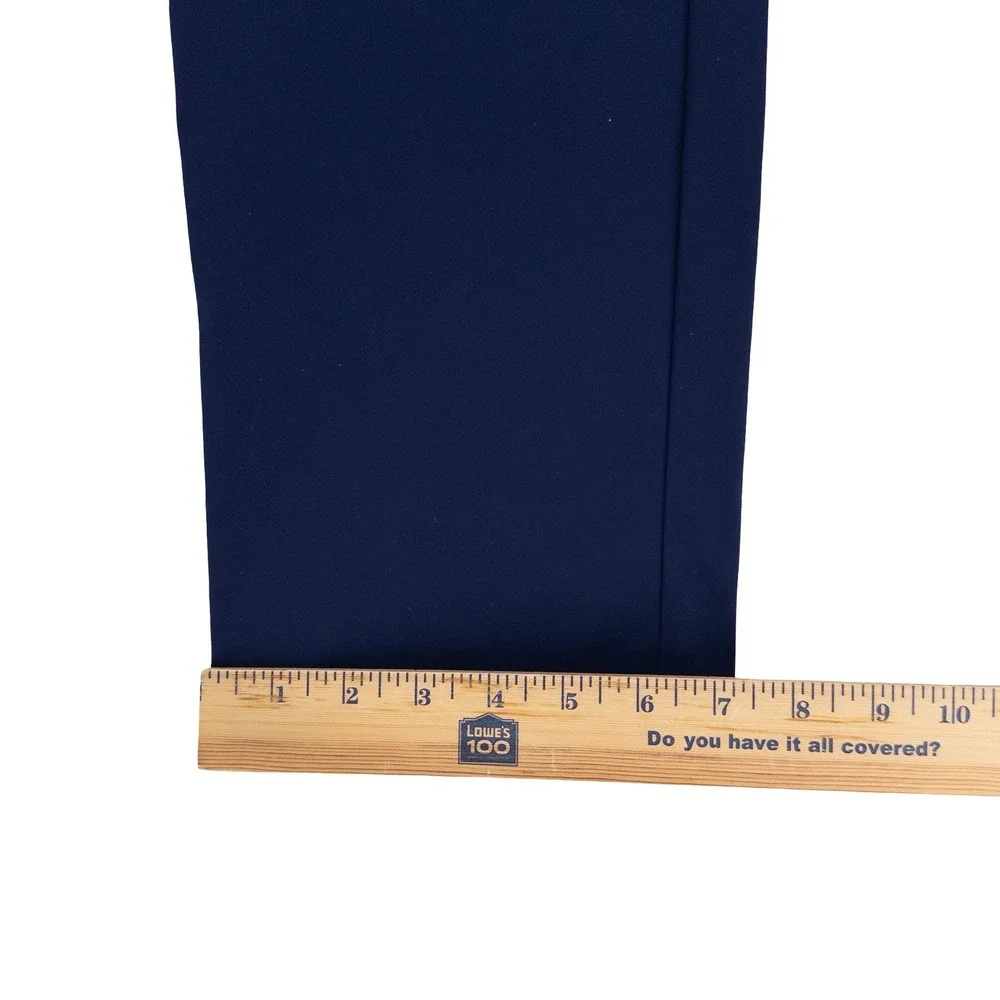 Peter Millar Mens 40x31 Bingham Performance Five-Pocket Pant Trousers Navy Blue